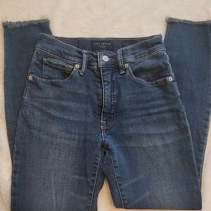 Lucky Brand Blue Ankle Cropped Jeans